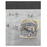 1868 3 CENT STAMP