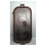 Antique Cast Iron Griddle, Gate Marks & Pour