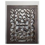 Antique Cast Iron Heat Grate Grill Decorative
