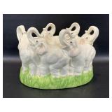 Elephant Parade Trunks Up Holland Mold Planter