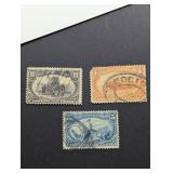 1898 4 CENT, 5 CENT & 10 CENT US POSTAGE STAMPS