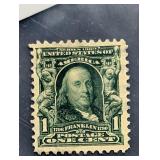 1902 1 CENT US POSTAGE STAMP
