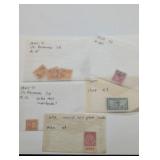 1862-71 REVENUE STAMPS, 1930 UNUSED MINI PLATE