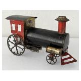 Antique James Fallows Co Tin Clockwork Saratoga