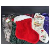 Lot of 6 Christmas Stockings 1 has Soiling