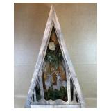 2ï¿½ Lighted Reindeer Scene Christmas Decor