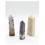 AMETHYST CHEVRON TOWER, MOONSTONE OBELISK & OCEAN