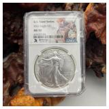NGC MS70 2022 Siler Eagle Kentucky