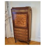 French Transitional Louis XV/XVI Marble Top