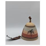 SOUTHWESTERN ART POTTERY BELL HAND PAINTED