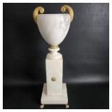 Vintage Neoclassical Italian Carved Art Alabaster