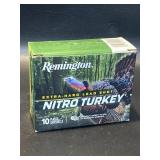 Remington 12ga Turkey Shotgun Shells, 1 Box, 10