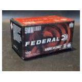 Federal 9mm Luger Ammunition, 1 Box, 100 Rounds