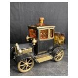 FORD MODEL T DECANTER MUSIC BOX W/ 4 SHOT GLASSES