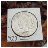 1923 Peace Silver Dollar