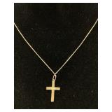 14K CROSS NECKLACE