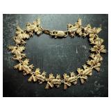 14K Gold Frog Bracelet 13.3 Grams Michael Anthony