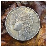 1921 Morgan Silver Dollar