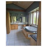 Master Bath Suite- Cabinets, Granite, Tub, Sinks++