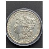 1887 MORGAN SILVER DOLLAR