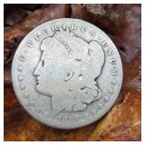 1889 O Morgan Silver Dollar