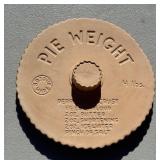 Brique Ware Pie Weight