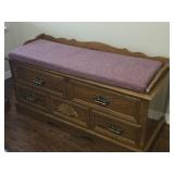 Oak Blanket Chest - Cedar Lined
