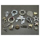 Gold Tone & Silver Tone Brooch Pins