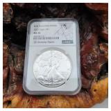 NGC 2023 MS70 Invention Series Silver Eagle