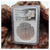 NGC 2022 MS70 Silver Eagle Mississippi