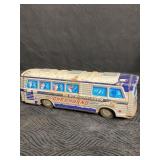 GREYHOUND SCENICRUISER TIN TOY BUS FRICTION DOES