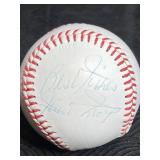 WILLIE MAYS SIGNED BASEBALL ï¿½BEST WISHES WILLIE
