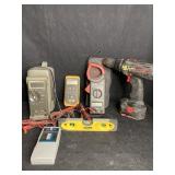 2 FLUKE DIGITAL ELECTRIC METERS, CEN-TECH DIGITAL