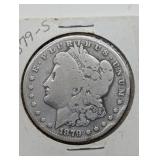 1879 S MORGAN SILVER DOLLAR