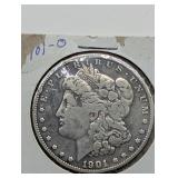 1901 O MORGAN SILVER DOLLAR