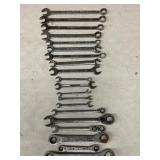 SNAP-ON & BLUE POINT WRENCHES SAE & METRIC SOME