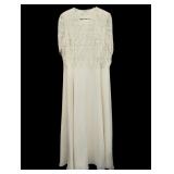 Romantic Lisa Kane Lace Layered Top Ivory Bridal