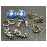 Vintage Screw Back, Clip On Earrings & Caro
