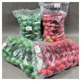 400ct, 15lb Red & Green Shooter Marbles