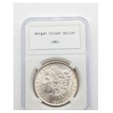 1881 MORGAN SILVER DOLLAR