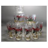 Hazel Atlas Collectable Barware, Pheasants