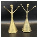 2 Brass Charles de Gaulle Victory Bells