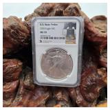 NGC 2020 MS70 Silver Eagle Pennsylvania