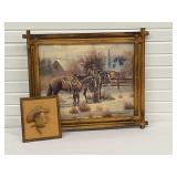 Cowboy Framed Print by John Stanford + Carved