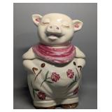 Smiley Vintage Shawnee Pottery Pig Cookie Jar