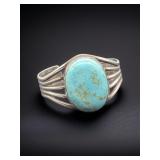 RICHARD YAZZA NAVAJO STERLING SILVER TURQUOISE