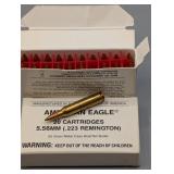 40 ROUNDS 5.56MM .223 REMINGTON 55 GR BOAT TAIL