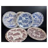 Collector Plate Lot One plate has yellow