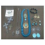 Faux Turquoise Costume Jewelry