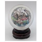 VTG. CHINESE GREAT WALL OF CHINA REVERSE PAINTED